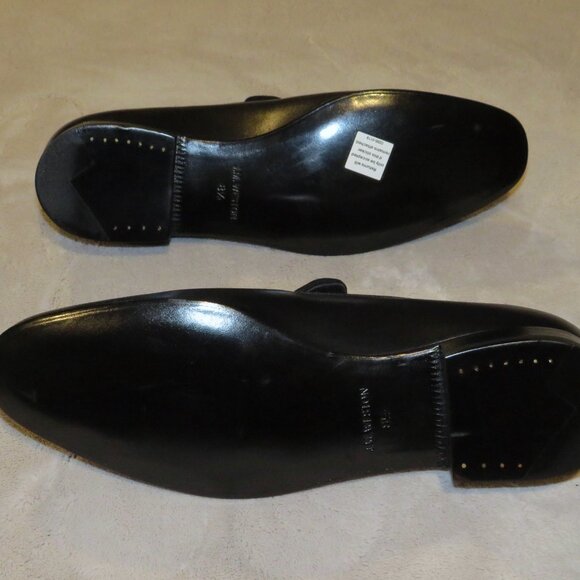 J.M. Weston 911 Black Calf Leather One Piece Formal Loafer 9.5 NWOB Bags & Trees - Picture 9 of 12